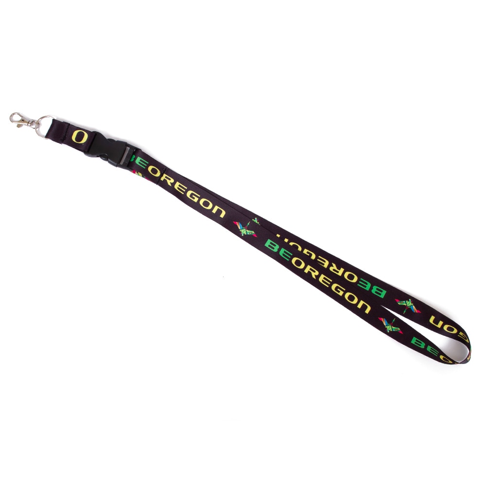 Oregon, Wincraft, Lanyard, Gifts, 0.75", Multi-color, Sublimated, BEOregon design, Military Duck, 960599